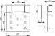 Alca / AlcaDRAIN / AlcaPLAST AVD005, Mágneses kádajtó a csempéhez, BASIC, 8594045930566