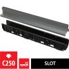   Alca / AlcaDRAIN / AlcaPLAST AVZ101-R323 Szimmetrikus kültéri résfolyóka 100 mm, rozsdamentes acélból,  AVZ101-R323 8595580559717