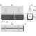Alca / AlcaDRAIN / AlcaPLAST AVZ101-R324 Szimmetrikus kültéri résfolyóka 160 mm, rozsdamentes acélból,   AVZ101-R324 8595580559724