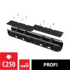   Alca / AlcaDRAIN / AlcaPLAST  AVZ103-R403 Kültéri folyóka 100 mm fém peremmel és kompozit ráccsal C250,  AVZ103-R403 8595580547752