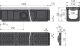 Alca / AlcaDRAIN / AlcaPLAST  AVZ103-R403 Kültéri folyóka 100 mm fém peremmel és kompozit ráccsal C250,  AVZ103-R403 8595580547752