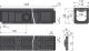 Alca / AlcaDRAIN / AlcaPLAST AVZ104-R402 Kültéri folyóka 100 mm műanyag peremmel és kompozit ráccsal B125,  AVZ104-R402 8595580547264