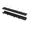   Low - Kültéri folyóka 60 mm műanyag peremmel és kompozit ráccsal B125, AVZ112-R402