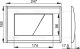 Alca / AlcaDRAIN / AlcaPLAST M170 Kétöblítéses nyomólap falba építhető wc tartályhoz, fehér