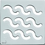   Alca / AlcaDRAIN / AlcaPLAST MPV002 rozsdamentes acél padló összefolyó rács, 102×102×5, 105x105-ös kerethez,  8594045930399