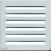   Alca / AlcaDRAIN / AlcaPLAST MPV003 rozsdamentes padlóösszefolyó rács, 102 × 102 × 5 sárgaréz-króm, 8594045930405