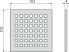 Alca / AlcaDRAIN / AlcaPLAST MPV014 8595580555504	Rozsdamentes rács a rozsdamentes padlóösszefolyókhoz 102×102 mm