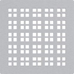 Alca / AlcaDRAIN / AlcaPLAST MPV015 8595580555511	Rozsdamentes rács a rozsdamentes padlóösszefolyókhoz 102×102 mm