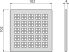 Alca / AlcaDRAIN / AlcaPLAST MPV015 8595580555511	Rozsdamentes rács a rozsdamentes padlóösszefolyókhoz 102×102 mm