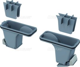Alca / AlcaDRAIN / AlcaPLAST  P095 Kombinált bűzzár szett az ALCA rozsdamentes folyókákhoz