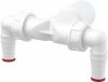  Alca / AlcaDRAIN / AlcaPLAST P155Z mosogatógép-, mosógép csatlakozó dupla csonk 17–23 mm szelepekkel,  tömlővéges, P155Z 8595580562502