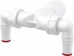   Alca / AlcaDRAIN / AlcaPLAST P155Z mosogatógép-, mosógép csatlakozó dupla csonk 17–23 mm szelepekkel,  tömlővéges, P155Z 8595580562502