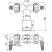 Dupla csonk G1"/8–16 szelepekkel, DN40, P157Z