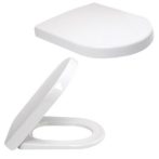   VILLEROY & BOCH O.NOVO wc-ülőke, soft closing / lassú záródású, Duroplast, fém zsanérral, antibakteriális, fehér / 9M38 S1 01 / 9M38S101