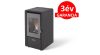   Centrometal CentroPelet Z6 meleg levegős pellet kályha (5,5 kW - fekete), 1201010000Z6B