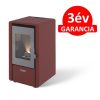   Centrometal CentroPelet Z6 meleg levegős pellet kályha (5,5 kW - bordó), 1201010000Z6C
