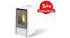   Centrometal CentroPelet Z6 meleg levegős pellet kályha (5,5 kW - fehér), 1201010000Z6W