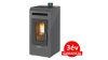   Centrometal CentroPelet Z14 meleg levegős pellet kályha (szürke - 12,5 kW), 120101000Z14GY