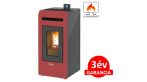   Centrometal CentroPelet Z16 CAN elcsatornázható meleg levegős pellet kályha 2 csatlakozással (szürke - 15,2 kW), 12010100Z16CGY