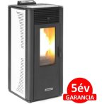   Centrometal CentroPelet ZV14 meleg levegős és vízteres pellet kályha (fehér - 13,8 kW), 12010100ZV14W