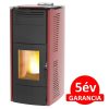   Centrometal CentroPelet ZV16 meleg levegős és vízteres pellet kályha (bordó - 16,1 kW), 12010100ZV16C