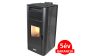   Centrometal CentroPelet ZV24 meleg levegős és vízteres pellet kályha (szürke - 22 kW), 12010100ZV24GY