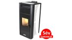   Centrometal CentroPelet ZV32 meleg levegős és vízteres pellet kályha (fehér - 30,5 kW), 12010100ZV32W