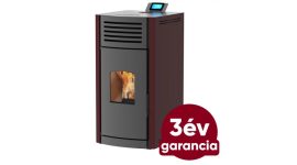 RUBYNOR ONYX HYDRO pellet kályha (12 kW bordó), 123232000012C