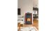 RUBYNOR ONYX HYDRO pellet kályha (12 kW bordó), 123232000012C