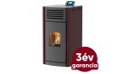   RUBYNOR ONYX HYDRO pellet kályha (24 kW bordó), 123232000024C