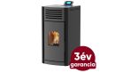   RUBYNOR ONYX HYDRO pellet kályha (24 kW szürke), 123232000024GY