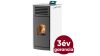   RUBYNOR ONYX HYDRO pellet kályha (24 kW fehér), 123232000024W