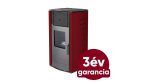   WENTOREX MILANO PS-D légbefúvásos pellet kályha (10 kW bordó), 126515000P10B