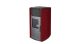 WENTOREX MILANO PS-D légbefúvásos pellet kályha (10 kW bordó), 126515000P10B