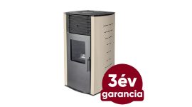 WENTOREX MILANO PS-D légbefúvásos pellet kályha (10 kW krém), 126515000P10C