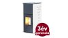  WENTOREX COMO PS-H 18 vízteres pellet kályha (18 kW fehér), 126515000P18W