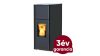   WENTOREX GARDA PS-H 25 vízteres pellet kályha (25 kW szürke), 126515000P25G