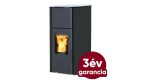   WENTOREX GARDA PS-H 25 vízteres pellet kályha (25 kW szürke), 126515000P25G