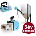   Centrometal Cm Pelet-set 14 kW pellet égőfej / érintőképernyős vezérléssel / 370 l burkolatlan tartállyal / TOUCH / 14 kW, 130101123014