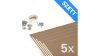   U-HEAT polisztirol szigetelőlapok (10 mm - 3 m2) 5 lap/doboz, 300908100003
