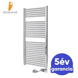 Deltacalor Electro CHROME 500 Watt elektromos törölközőszárítós radiátor, 500Watt / Manuális vezérléssel / Króm / 500mm, 382828100500B