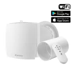 WENTOREX HRV One Medium WiFi egyhelyiséges hővisszanyerős szellőztető + 60 cm toldócső, 656548S10W064S1 WENTOREX HRV One Medium WiFi egyhelyiséges hővisszanyerős szellőztető + 60 cm toldócső, 656548S10W064S1