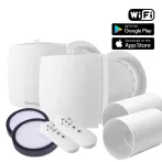 WENTOREX HRV One Medium WiFi egyhelyiséges hővisszanyerős szellőztető + F7 finomszűrő + toldócső 2 db-os szett, párosítható, 656548S10W064S6 WENTOREX HRV One Medium WiFi egyhelyiséges hővisszanyerős szellőztető + F7 finomszűrő + toldócső 2 db-os szett, párosítható, 656548S10W064S6