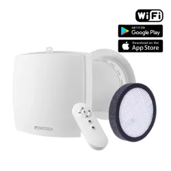WENTOREX HRV One Medium WiFi egyhelyiséges hővisszanyerős szellőztető + F7 finomszűrő, 656548S10W064S7 WENTOREX HRV One Medium WiFi egyhelyiséges hővisszanyerős szellőztető + F7 finomszűrő, 656548S10W064S7