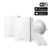   WENTOREX HRV One Top WiFi egyhelyiséges hővisszanyerős szellőztető 2 db-os szett, párosítható, 656548S11W060S2
