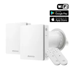 WENTOREX HRV One Top WiFi egyhelyiséges hővisszanyerős szellőztető 2 db-os szett, párosítható, 656548S11W060S2 WENTOREX HRV One Top WiFi egyhelyiséges hővisszanyerős szellőztető 2 db-os szett, párosítható, 656548S11W060S2