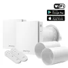   WENTOREX HRV One Top WiFi egyhelyiséges hővisszanyerős szellőztető + 60 cm toldócső, 656548S11W060S3