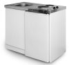   Ecorgan minikonyha hűtővel / hűtőszekrénnyel 100x60 cm / 100x89x60 cm-es, mosogató + főzőlap + hűtőszekrény, 105933