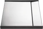   BLANCO mosogató kiegészítő, rozsdamentes külső csepegtető tálca, SteelArt medencékhez, 413x360 mm, 223067