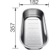   BLANCO mosogató kiegészítő, multifunkciós kosár CLASSIC PRO 6S mosogatóhoz, 357x182mm, 225253